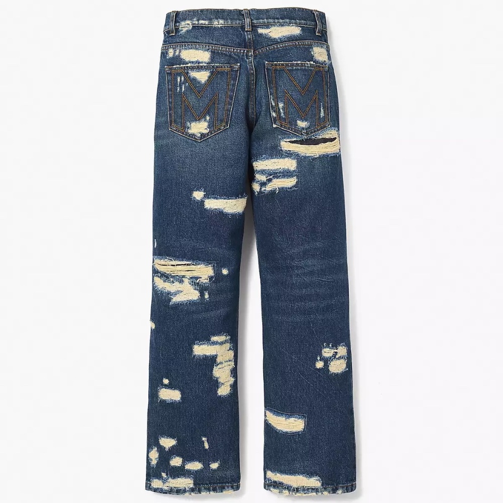 Marc Jacobs Rip and Repair Straight Jean Sz 24 - Picture 4 of 6